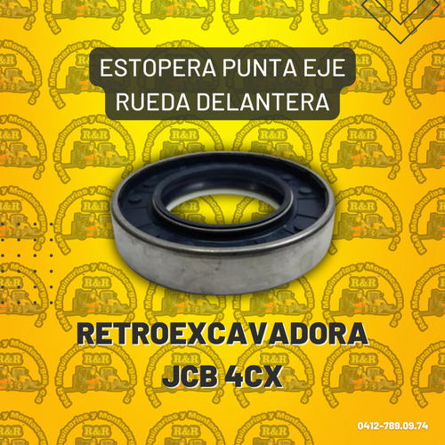 Estopera Punta Eje Rueda Delantera Retroexcavadora Jcb 4cx