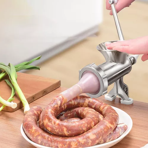 Máquina para hacer salchichas con un solo toque Máquina para hacer  salchichas con 7 agujeros Máquina para hacer salchichas no pegajosa para  hamburguesas, croquetas, ñoquis, pasteles