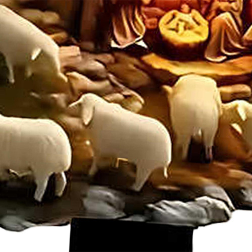 Estaca De Jardim Com Tema Pastoral, Arte 2d, Presente,