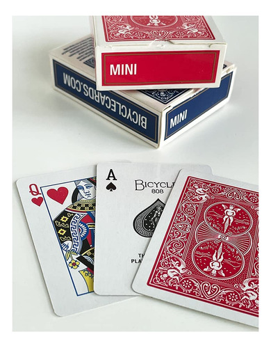 Mini Mazos De Bicicleta Jugando A Las Cartas - Deck Single -