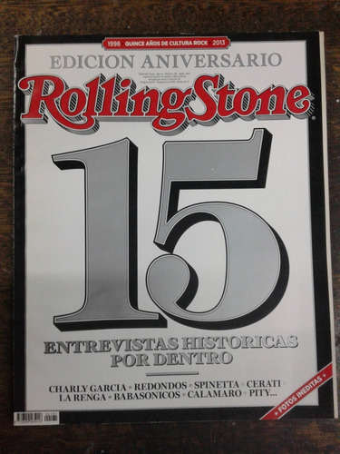 Imagen 1 de 6 de Rolling Stone 181 * 15 Entrevistas Historicas Por Dentro *