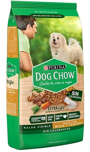 Dog Chow Adulto Mini Y Peq Sin Colorante X 3 Kg