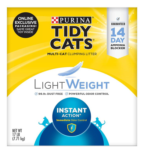 Purina Tidy Cats Peso Ligero, Bajo Nivel De Polvo, Arena Par