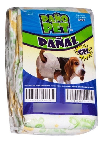 Imagen 1 de 7 de 15 Pañales Paño Pet® Gel Perros Incont Celo Operación Mini