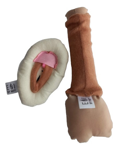 Vulva Y Pene De Tela De Algodón