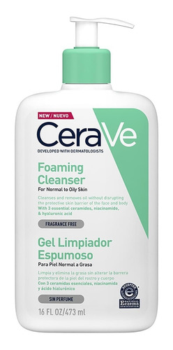 Cerave Gel Limpiador Espumoso 473ml