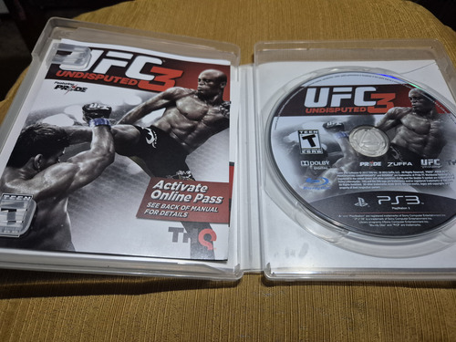 Juego De Ps3 Ufc Undisputed 3, Físico Y Usado (Usado)