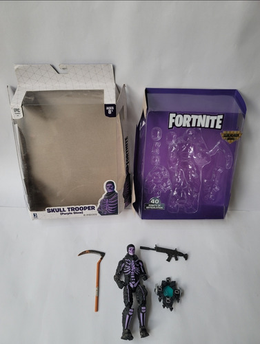4 Figuras Fornite, Drift, Raptor, Omega, Skull Trooper (Usado)