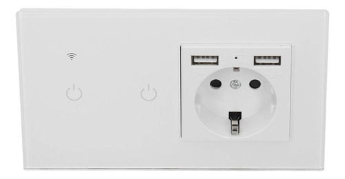 Aplicación Wifi Inteligente, Doble Usb, Enchufe De Pared Ocu