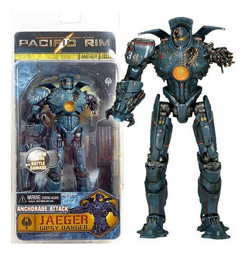 Pacific Rim Gipsy Danger Anchorage Attack Battle Figura 16cm