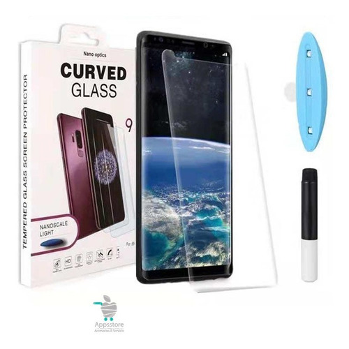 Vidrio Templado Curvo Samsung Note 10 Plus Pro Nano Uv