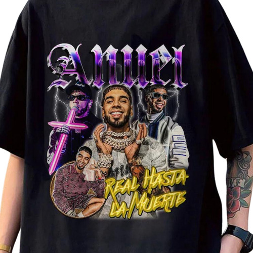 Playera Anuel Aa, Camiseta Real Hasta La Muerte