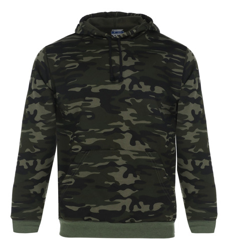Sudadera Camuflajeada De Felpa Para Hombre Moda Casual Chb