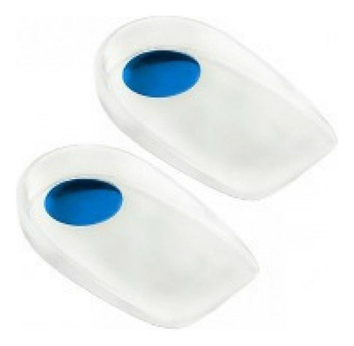 Kit 3 Pares - Calcanheira Silicone - Ponto Azul - Pequeno