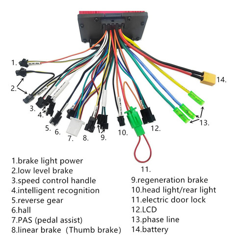 Chongxiao 36 V, 48 V, 60 V, 450 W, 500 W, 600 W, Driver Inte