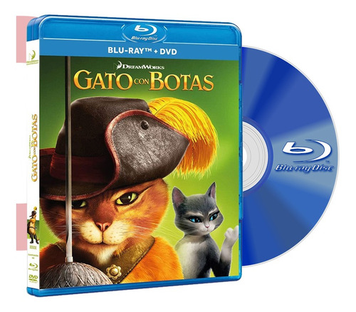 Blu Ray Gato Con Botas
