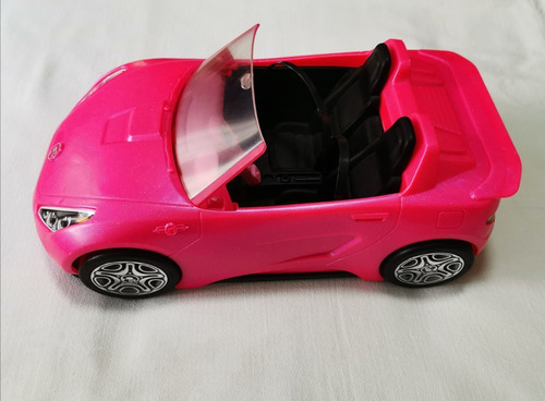 Carro Convertible De Barbie Mattel Auto Con Detalle