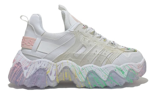 Imagen 5 de 6 de Zapatillas Enjoy Blanco/multicolor