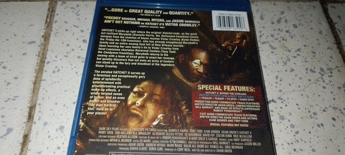 Película Hatchet 2 Untated Director Cut Bluray Adam Green