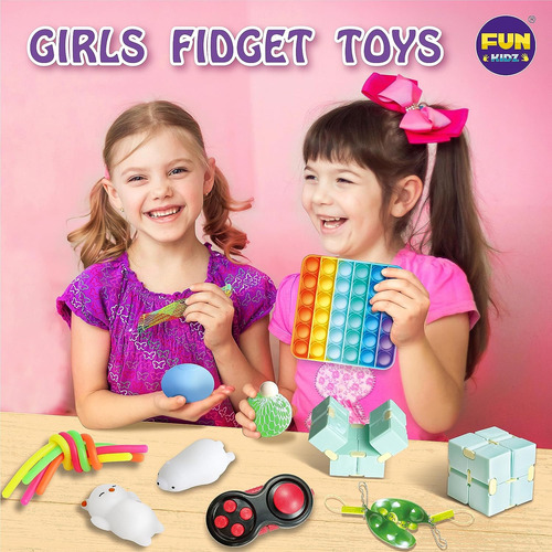Box Fidget Para Chicas Chicas, Funkidz Misterio Sensorial Fi