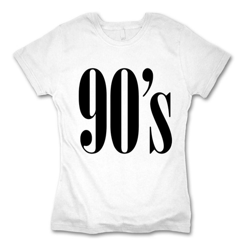 90s Playera Grunge Hipster Noventas Nineties Para Mujer 