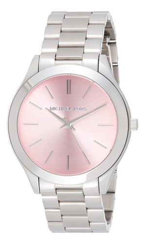 Michael Kors Mk3380 Slim Runway Reloj Rosa De Acero Inoxidab