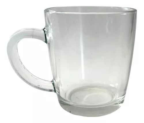 Caneca de Vidro para Capuccino - 354 mL - Caixa com 3 Unidades - Fabricada  no Egito - Monaliza Import