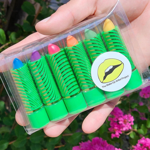 Lápiz Labial Retro De Aloe Vera Arcoíris Que Cambia El Estad