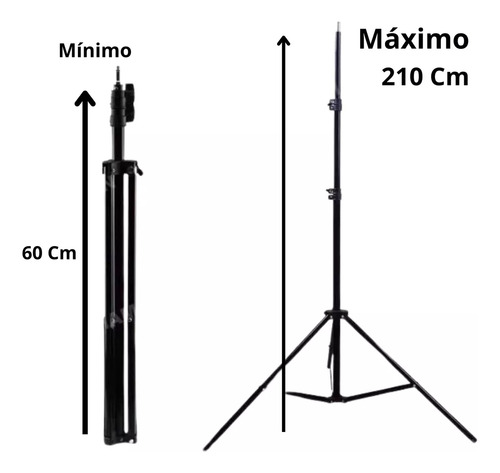Ringlinght Profissional Grande High Light + Tripé 2.1m