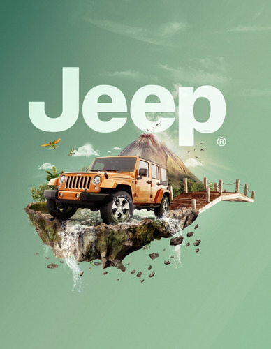#192 Jeep Poster 30x40 Envios A Todo El Pais!