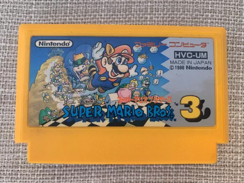 Jogo Super Mario Bros 3 Original Famicom Nintendinho - Japan