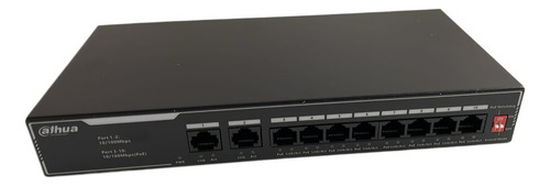 Switch Dahua Dh-sf1010lp Poe De 10 Puertos Fast Ethernet