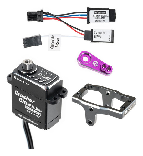 Servo De Dirección 25.4 Libras Para Trx4m (engranaje De Acer