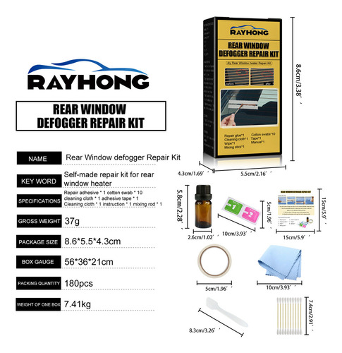 Kit De Reparación Del Desempañador De La Ventana