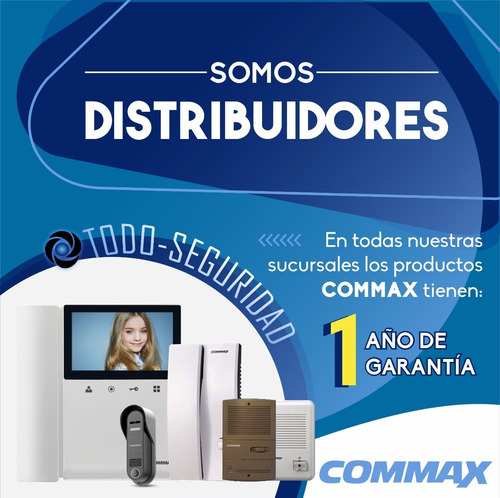 Imagen 6 de 7 de Kit Portero Visor Commax Lcd Led 4 Color Cdv43k + Cerradura