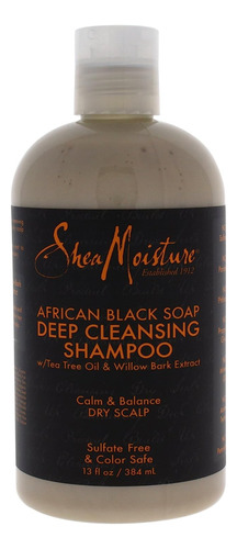 Shea Moisture African Black Soap Champú De Limpieza Profunda