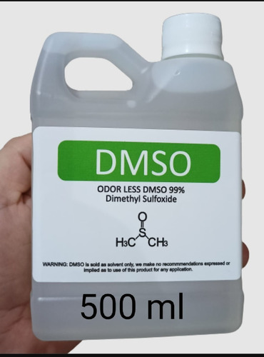 Dmso Dimetil Sulfoxido 99.99% Puro 500 Ml (cc)