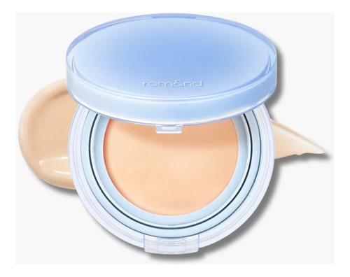Romand Cushion Cobertura Ligera Bare Water Cosmética Coreana Tono 03natural21