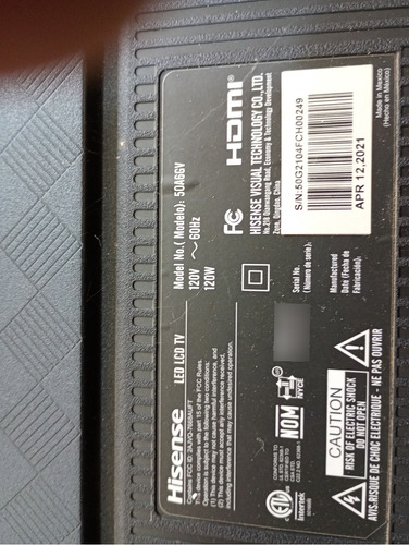 Tarjeta Única Hisense Mod .50a6gv (Usado)