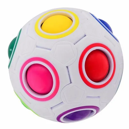Yj Pelota Arcoiris Futbol Cubo Rubik Juego Mental 19.990