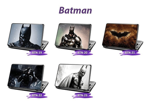 Batman Arkham City / Asylum : Skin Adesivo P/ Notebooks Dc