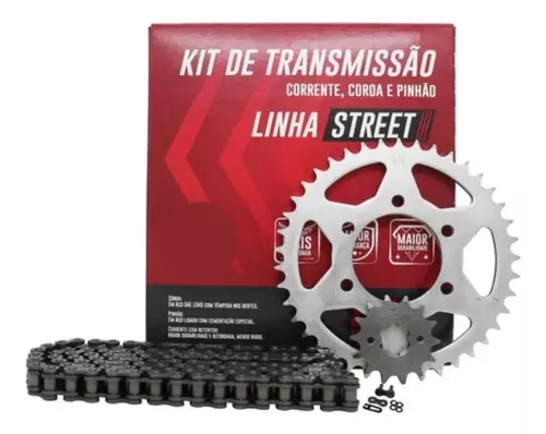 Kit Transmissão Yamaha Xtz Crosser 150 2014 2015 C Retentor - Shop das Motos