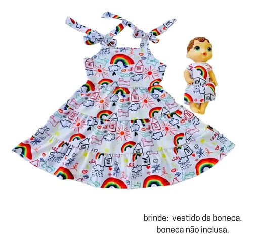 Vestido tal on sale filha tal boneca