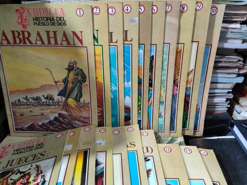 Colección De 35 Cómics La Biblia Historia Del Pueblo De Dios