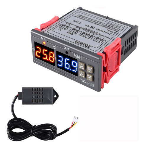 Controlador De Temperatura Stc-3028 Medidor De Controlador D
