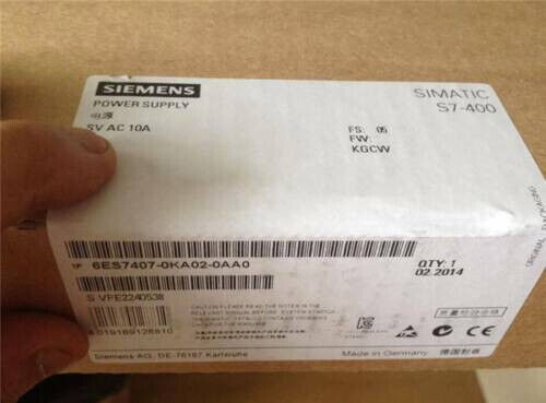 New Siemens 6es7 407-0ka02-0aa0 Ps407 Power Supply Vvh