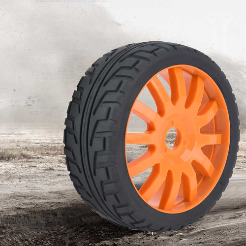 Neumáticos De Goma Orange Rc, Neumáticos Con Cubo De Rueda P