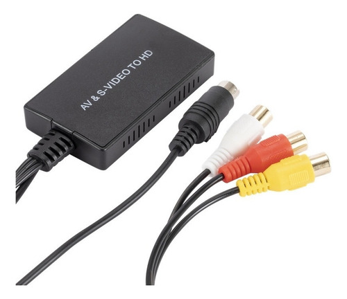 Conversor Svideo Para Hdmi S-video E 3rca Cvbs Composite To