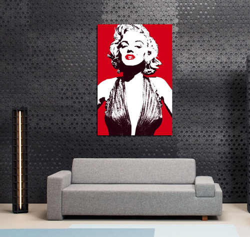 Vinilo Decorativo 30x45cm Marilyn Monroe Red Sexy