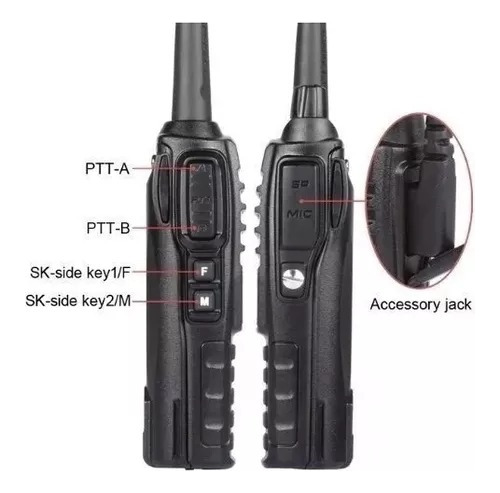 Handy Baofeng Uv-82 8 Watts Bibanda Bat 2800mah Doble Ptt